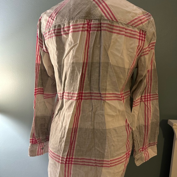 Stylus XL plaid pink Shirt Women’s - Picture 5 of 8